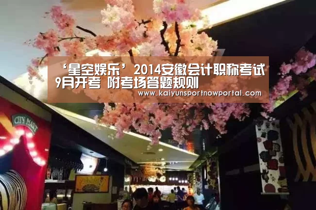 ‘星空娱乐’2014安徽会计职称考试9月开考 附考场答题规则(图1) 星空体育